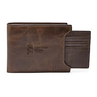 Fossil Palm Beach Atlantic Sailfish Derrick Leather Sliding 2-in-1 Wallet