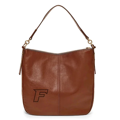 Fossil Fairfield Stags Jolie Leather Hobo Bag