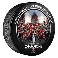 Inglasco Florida Panthers 2024 Stanley Cup Champions Team Celebration Hockey Puck