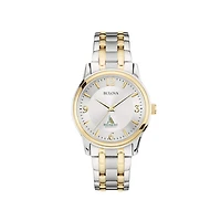Men's Bulova Piedmont Lions Silver Two-Tone Watch