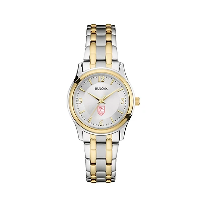 Women's Bulova Fairfield Stags Silver Two-Tone Watch