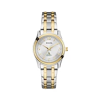 Women's Bulova Piedmont Lions Silver Two-Tone Watch