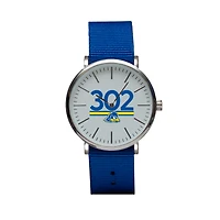 Men's Delaware Fightin' Blue Hens Stitch Nylon Strap Watch