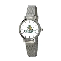 Women's  Silver Piedmont Lions Plexus Stainless Steel Watch