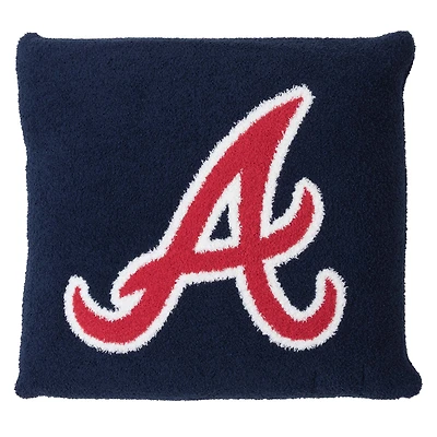 Barefoot Dreams Atlanta Braves 20" x 20" CozyChic Pillow