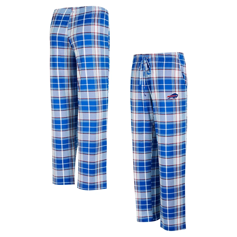 Women's Concepts Sport Royal Buffalo Bills Ashford Plaid Knit Pants