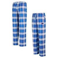Women's Concepts Sport Royal Buffalo Bills Ashford Plaid Knit Pants