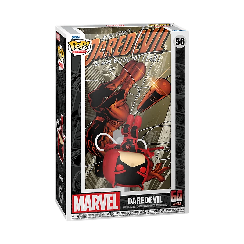 Funko Pop! Daredevil #56 Daredevil Comic Book Cover Vinyl Figure with Case