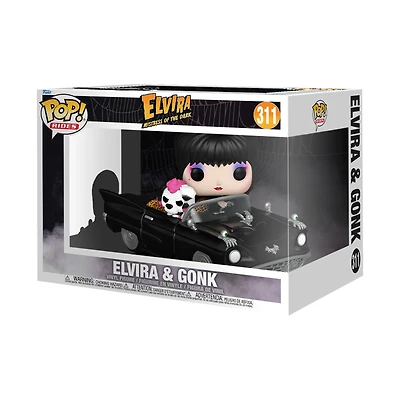 Elvira #311 ELVIRA & Gonk Funko Pop! Rides Deluxe Vinyl Figure