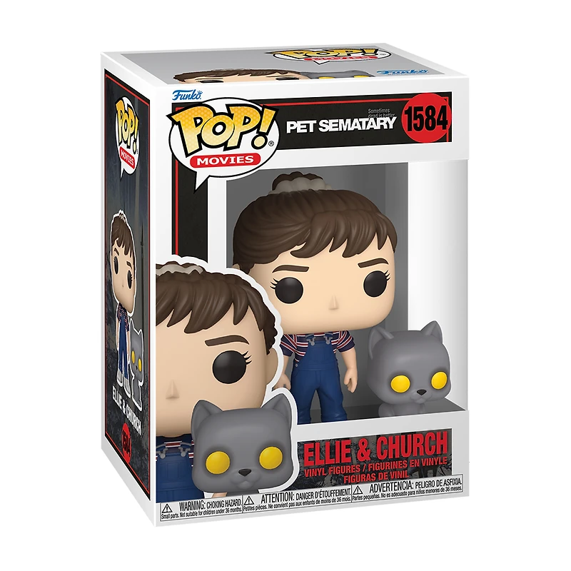 Pet Sematary #1584 Ellie & Church Funko Pop! Vinyl Figure