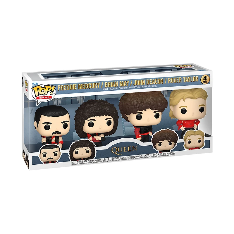Funko  Queen Pop! 4-Pack Vinyl Figure Set