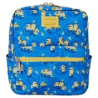 Loungefly Despicable Me  All-Over Print Nylon Square Mini Backpack