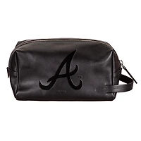 Atlanta Braves Hybrid Leather Lined Dopp Toiletry Bag