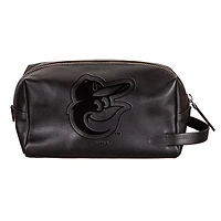 Baltimore Orioles Hybrid Leather Lined Dopp Toiletry Bag