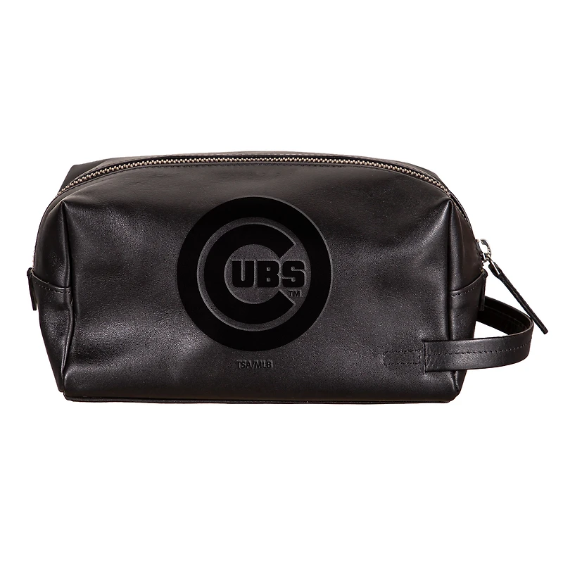Chicago Cubs Hybrid Leather Lined Dopp Toiletry Bag