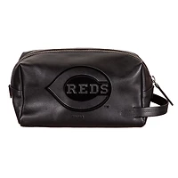 Cincinnati Reds Hybrid Leather Lined Dopp Toiletry Bag