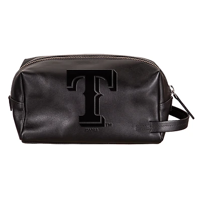 Texas Rangers Hybrid Leather Lined Dopp Toiletry Bag