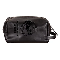 Chicago Blackhawks Hybrid Leather Lined Dopp Toiletry Bag