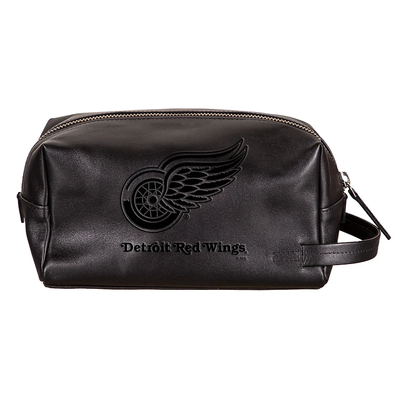 Detroit Red Wings Hybrid Leather Lined Dopp Toiletry Bag