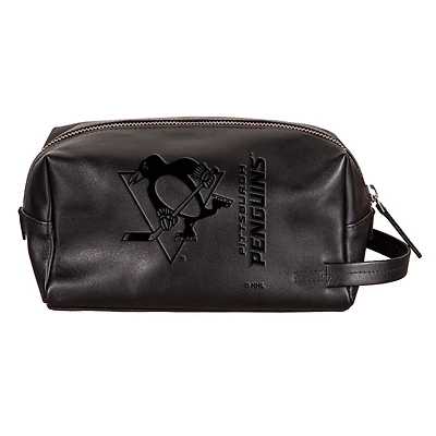Pittsburgh Penguins Hybrid Leather Lined Dopp Toiletry Bag