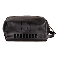 Syracuse Orange Hybrid Leather Lined Dopp Toiletry Bag