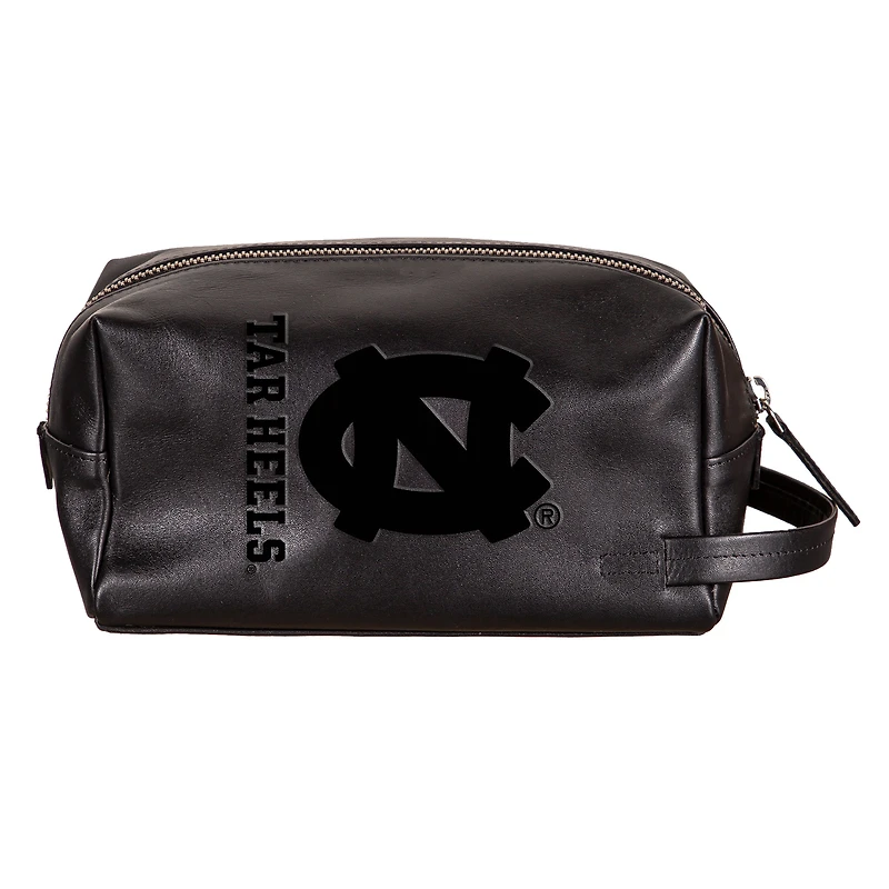 North Carolina Tar Heels Hybrid Leather Lined Dopp Toiletry Bag
