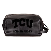 TCU Horned Frogs Hybrid Leather Lined Dopp Toiletry Bag