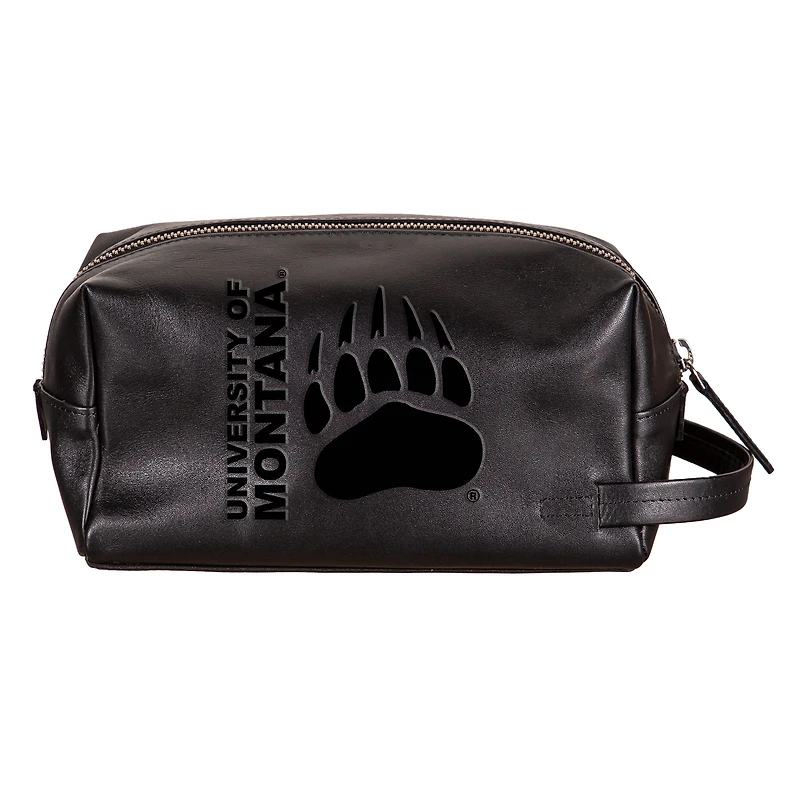 Montana Grizzlies Hybrid Leather Lined Dopp Toiletry Bag