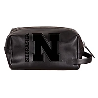 Nebraska Huskers Hybrid Leather Lined Dopp Toiletry Bag
