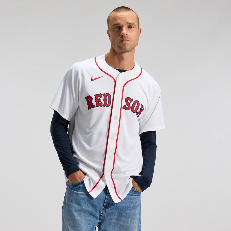 Men's Nike White Boston Red Sox Home Limited Jersey