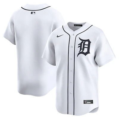 Men's Nike White Detroit Tigers Home Limited Jersey