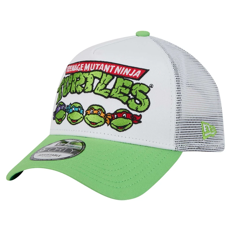 Men's New Era White Teenage Mutant Ninja Turtles 9FORTY Adjustable Hat