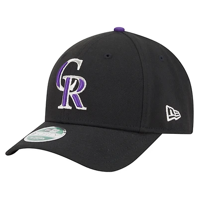 Youth New Era  Black Colorado Rockies  Player Replica 9FORTY Adjustable Hat