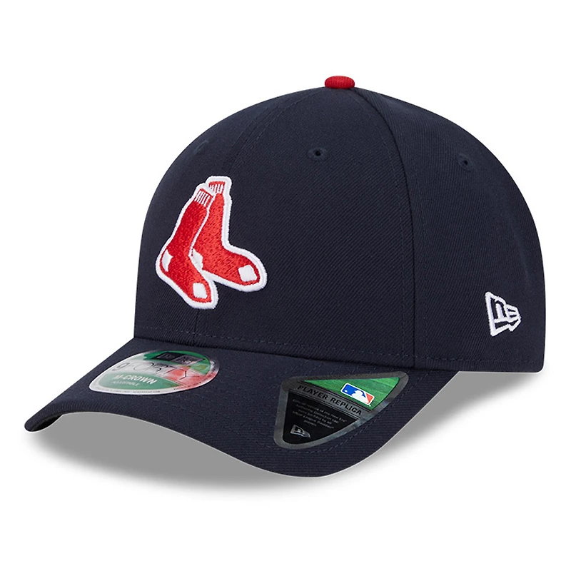 Men's New Era Navy Boston Red Sox Player Replica 9FORTY Adjustable Hat
