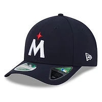 Men's New Era Navy Minnesota Twins Player Replica 9FORTY Adjustable Hat