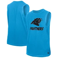 Men's New Era  Blue Carolina Panthers Leisure Collection Tank Top