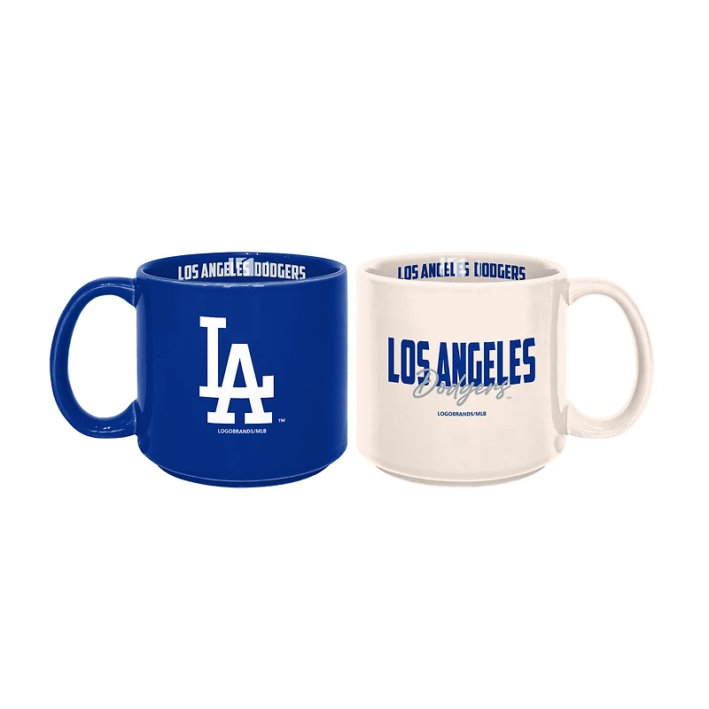 Los Angeles Dodgers 2-Pack 15oz. Stackable Mug Set