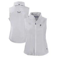 Women's Cutter & Buck Gray Pittsburgh Pirates Charter Eco Recycled Full-Zip Vest