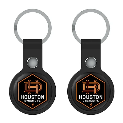 Keyscaper Houston Dynamo FC Two-Pack Insignia AirTag Holders
