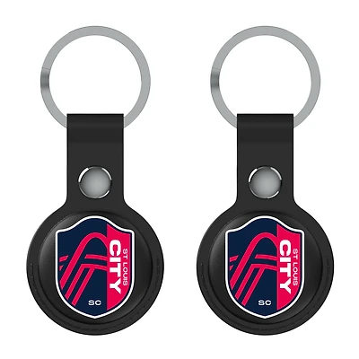 Keyscaper St. Louis City SC Two-Pack Insignia AirTag Holders