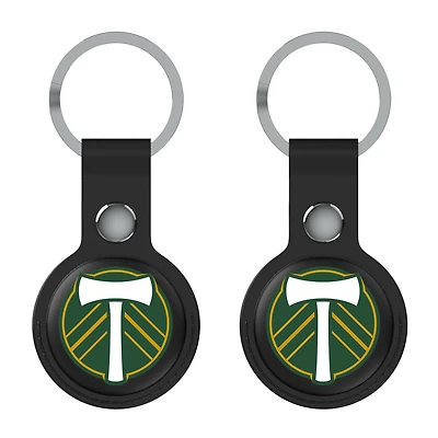 Keyscaper Portland Timbers Two-Pack Insignia AirTag Holders