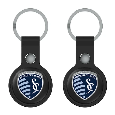 Keyscaper Sporting Kansas City Two-Pack Insignia AirTag Holders