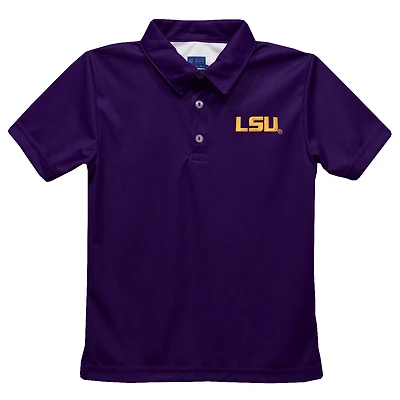 Toddler Vive La Fete  Purple LSU Tigers Solid Polo