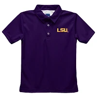 Toddler Vive La Fete  Purple LSU Tigers Solid Polo