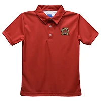 Toddler Vive La Fete  Red Maryland Terrapins Solid Polo