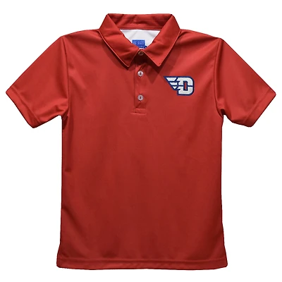 Toddler Vive La Fete  Red Dayton Flyers Solid Polo