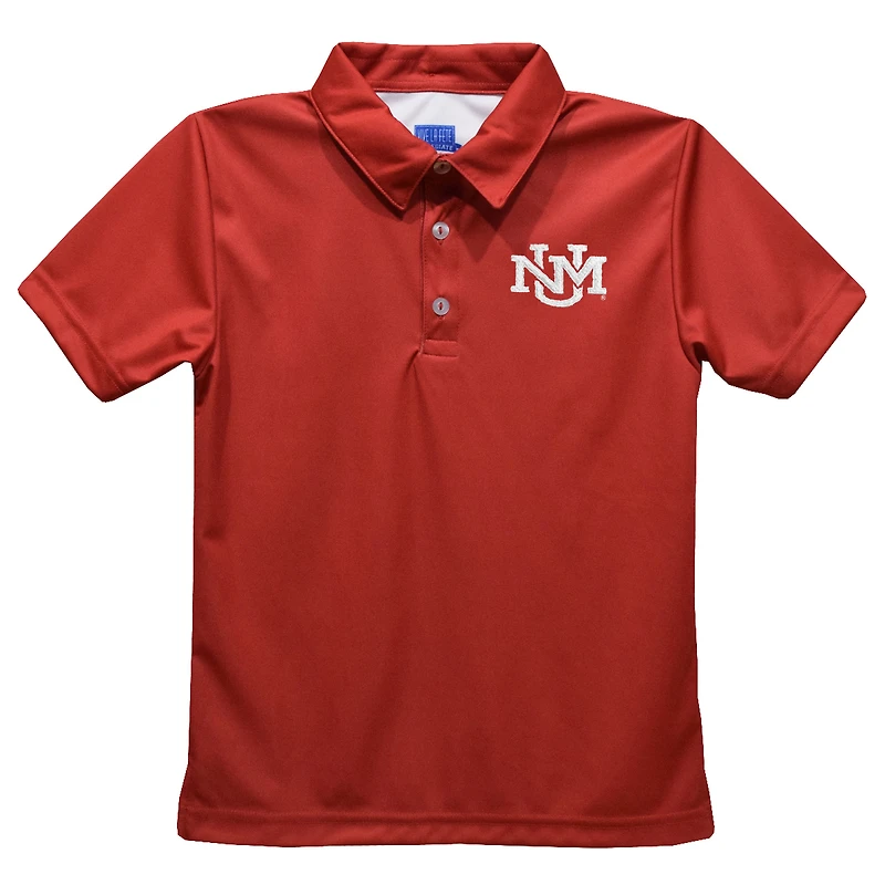 Toddler Vive La Fete Cherry New Mexico Lobos Solid Polo