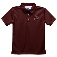 Youth Vive La Fete  Maroon Texas State Bobcats Solid Polo