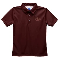 Youth Vive La Fete Maroon ULM Warhawks Solid Polo