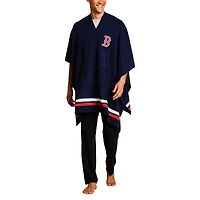 Barefoot Dreams  Navy Boston Red Sox CozyChic 3-in-1 Poncho